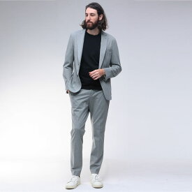 【最大10,000円OFFクーポン配布】ヒューゴボス HUGO BOSS メランジストレッチジャージー スリムフィット 2つボタン ノータック スーツ HBHG10242715 ブランド メンズ 男性 セットアップ スーツ ビジネス フォーマル スーツ ツーピース
