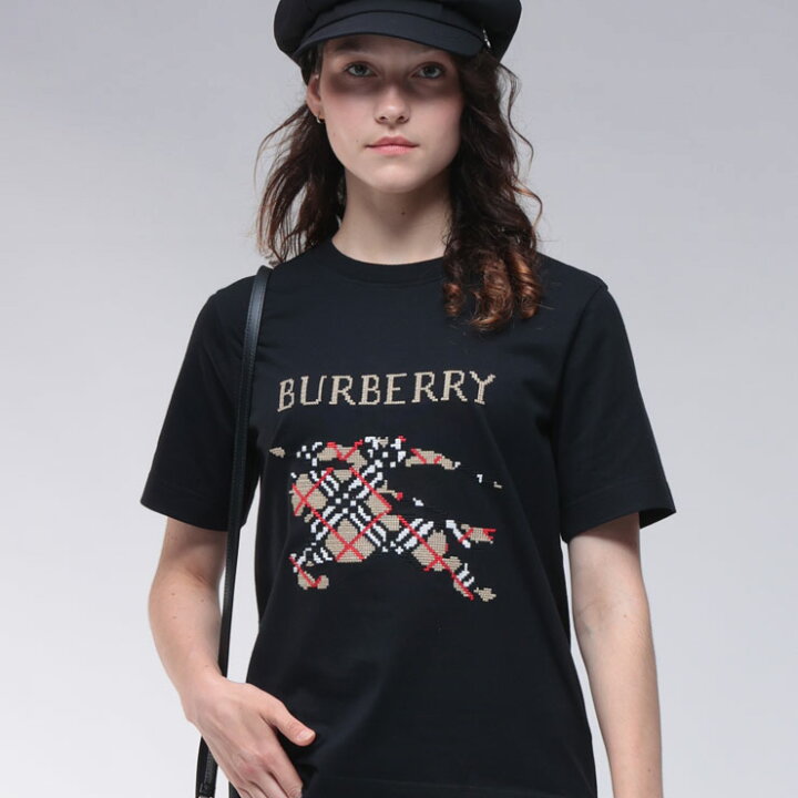 楽天市場】バーバリー BURBERRY クロスステッチロゴ クルーネック 半袖 
