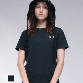 【10%OFFクーポン配布中】 メゾン キツネ Maison Kitsune キツネ刺繍 クルーネック 半袖 Tシャツ DOUBLE BOLD FOX KNLW011CFKJ0008 ブランド レディース トップス Tシャツ コットン シンプル 春 夏 sale_8_a