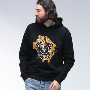 ���F���T�[�`�F �W�[���Y �N�`���[�� VERSACE JEANS COUTURE ���N�� �o���b�R�v�����g �v���I�[�o�[ �p�[�J�[ VC79GAIE01 �u�����h �����Y �j�� �g�b�v�X �p�[�J�[ �t�[�h �v���p�[�J�[ �N�� �H �~ sale_