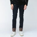 エンポリオアルマーニ デニムパンツ ジーンズ EMPORIO ARMANI ボトムス メンズ デニム J06 スリムフィット 細身 ストレッチ ロゴ ターンアップ 折り返し柄 EAEM121AF17493 ブランド シンプル 大人 カジュアル 秋冬