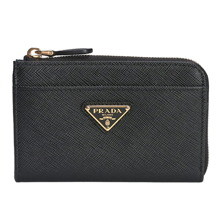 楽天市場】プラダ PRADA サフィアーノ トライアングル キーケース 