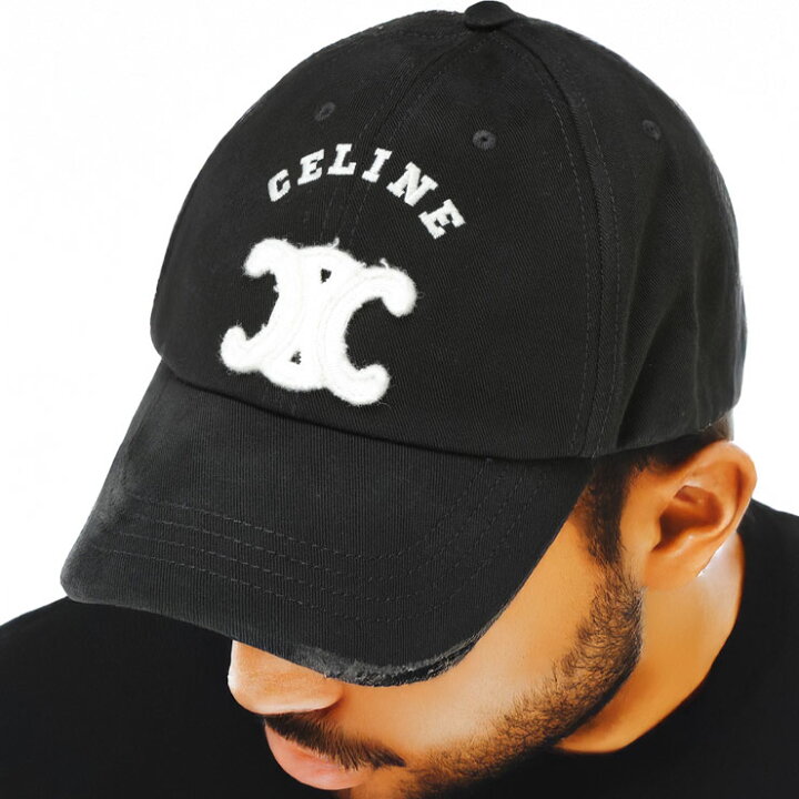 楽天市場】セリーヌ キャップ 帽子 CELINE メンズ トリオンフ ロゴ 