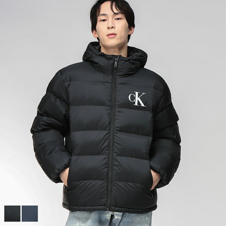 楽天市場】カルバンクライン ブルゾン メンズ Calvin Klein 無地 ロゴ 