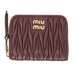 �~���E�~���E �E�H���b�g ���f�B�[�X MIU MIU �i�b�p���U�[ �}�e���b�Z���`�[�t �W�b�v �~�j���z �R�C���P�[�X ���K���� MIU5MM268AFPP �u�����h ���z �u���E�� �v���[���g �M�t�g