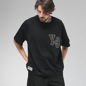 ワイスリー Y-3 メンズ Tシャツ 半袖 バックデザイン クルーネック カットソー ELITE 5 GFX Y3KQ9307 ブランド トップス コットン スポーツ 春 夏 sale_1_a