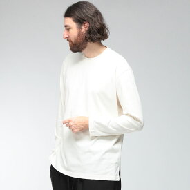 ワイスリー メンズ Tシャツ Y-3 長袖 胸ロゴ クルーネック ロングスリーブ カットソー Y-3 LOGO LONG SLEEVE TEE Y3KQ9777 ブランド トップス ロンT クルー 無地 シンプル 秋 冬 sale_1_a