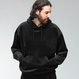 ワイスリー メンズ パーカー Y-3 長袖 ベルベット コーデュロイ ポケット付き プルオーバー パーカー VC HOODIE Y3IA4372 ブランド トップス プルパーカー フード スウェット 秋 冬
