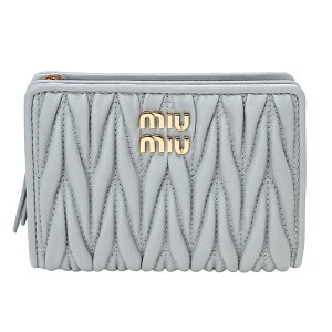MIU MIU ミュウミュウ ファスナー付き長財布 MATELASSE(マテラッセ) 長 