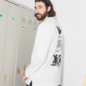 ワイスリー Y-3 バックプリント クルーネック 長袖 Tシャツ Y3KE5094 ブランド メンズ 男性 トップス Tシャツ ロンT コットン プリント sale_1_b