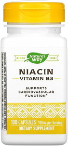 Nature's Way Niacin 100�� 100 mg [���s�A���i] B01MRI429D �� MC �T�v�� �T�v�������g �i�C�A�V�� �r�^�~��B3 NaturesWay �l�C�`���[�Y�E�F�C ���N �r�^�~��