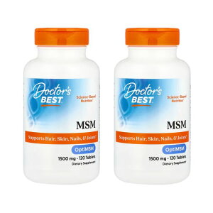�y2�Z�b�g�zDoctor's Best OptiMSM�i�I�v�e�BMSM�j�z��MSM 1,500mg �^�u���b�g120�� [���s�A���i] �T�v�� �T�v�������g �O���e���t���[ ���`���T���t�H�j�����^�� ���e�~�l���� ���e ���N�ێ� ���B�[