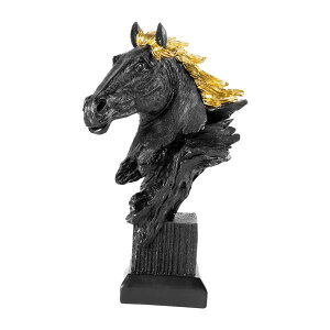 馬の像のデスクトップ飾りクリエイティブヴィンテージ装飾置物動物の彫刻寝室の入り口暖炉家の装飾