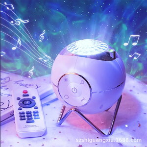 新しいプロジェクターランプマジックライト環境光回転可能星空ボールスペースボールプロジェクターホワイトノイズ