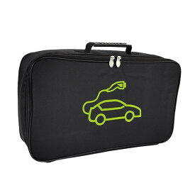 電気自動車充電ケーブルバッグ 17.7x4.7x10 インチオックスフォード布アクセサリー多目的スムーズジッパー EV 車の充電器バッグ