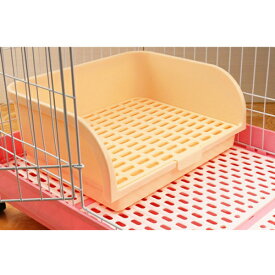 ウサギのトイレボックストイレ、プラスチックケージボックストイレトレーナーコーナートイレ寝具ボックス大型動物用ペットパン、大人のモルモット、チ