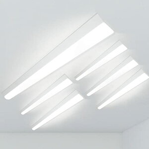 LED蛍光灯 LEDベースライト 逆富士型 器具一体型 天井照明 50W型 昼白色(5000k) LED照明器具 薄型 一体型led 取り付け簡単