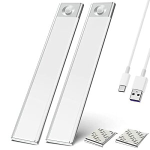 センサーライト 目に優しい 長持ち 急速充電 23cm 調光調色 じんかんせんさー ライト 室内 led バーライト マグネットライト デスクライト キッチン用ライト 足元灯 階段ライト 配線工事不要 4