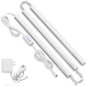 LEDバーライト キッチンライト スイッチ付き 調光調色 35cm 連結可能 超明るい スリム 薄型 貼り付け マグネット対応 工事不要 パソコン