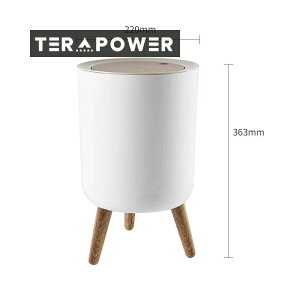 ゴミ箱 ダストボックス 7L おしゃれ ふた付き プッシュ式 開く 木目 分別 生ゴミ おむつ サニタリー 汚物入れ キッチン リビング 寝室 子供部屋 洗面所