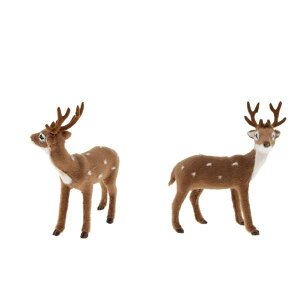 2pcスタイル3 クリスマスシミュレーション鹿 クリスマスぬいぐるみトナカイエルク鹿人形
