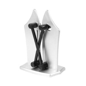 包丁研ぎ器 シャープナー 切れ味復活 三徳包丁 パン切り包丁 ナイフ 素早く簡単 粗研ぎ 細研ぎ 仕上げ ((S