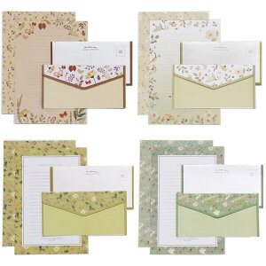 レターセット 封筒 12枚セット おしゃれ かわいい メッセージカード/案内状/挨拶状/ポスト