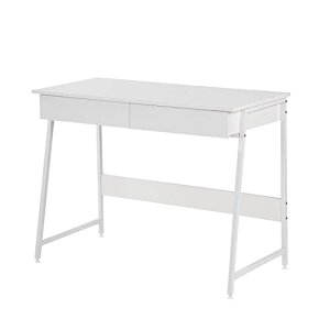 パソコンデスク机 シンプル 引き出し付き ワークデスク テーブル 机 デスク 学習 オフィス 作業台 事務 木製 スマートデスク シンプルワークデスク オフィスデスク 作業机在宅勤務 (ブラッ