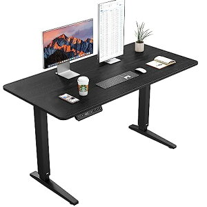 昇降式デスク 電動昇降デスク 昇降デスク 1枚板(段差無し/安定昇降) 幅120cm スタンディングデスク 高さ調節デスク パソコンデスク メモリー機能/耐荷重60KG (120*60,ベージュ)