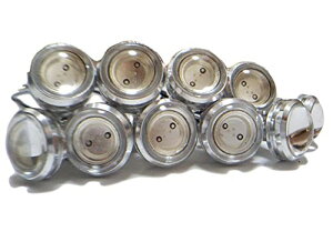 �f�C���C�g LED �h�� �C�[�O���A�C ��� 23mm 10�Z�b�g 12V ���ߍ��� (�z���C�g/�u���b�N�{�f�B�[)