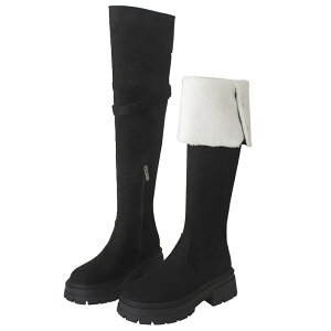 裏起毛 保温 新作 レディース ブーツ ローヒール 靴 騎士ブーツ ミドルヒール 厚底ブーツ ハイ