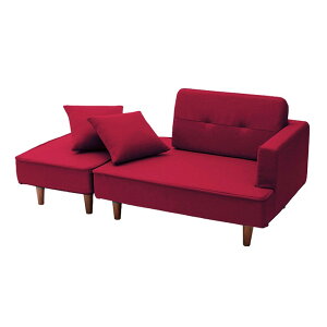 ソファー ソファ 1人掛け 一人掛け ポケットコイル オットマンセット デニム生地 完成品 パーソナルチェア ひとり用