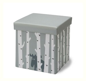 モズ 折りたたみクッションスツール 折りたたみ スツール 収納 収納ボックス 収納スツール ボックス ボックススツール クッション 椅子 イス チェア シートクッション オットマン リビング