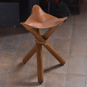 アウトドアチェア フォールディングスツール スツール イス 椅子 チェア 折りたたみ 収納袋付き コンパクト 本革 天然木 アウトドアスツール アウトドアチェア 持ち運び アウトドア キャン