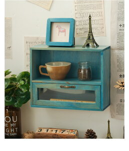 卓上書類チェスト レトロ小物入れ 木製 おしゃれ卓上収納 棚 引き出し 韓国インテリア 可愛い