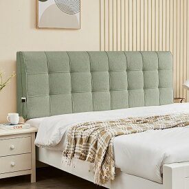 ヘッドボード ベルベット調 セミダブルサイズ ベット 後付け クッション 収納ポケット カバー 壁クッション diy おしゃれ キルティング