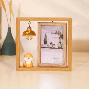 フォトフレーム 写真立て ディスプレー インテリア アジアン雑貨 2面 L判 正反面両用 額縁 卓上 ギフト プレゼント おしゃれ 記念日 父の日 母の日