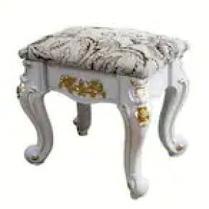 猫脚スツール ロココ調 ロースツール 椅子 ベンチ クラシック ヴィンテージ アンティーク ピアノスツール 姫系 おしゃれ かわいい