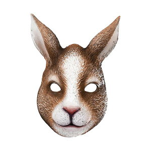 アニマルマスク イースターフェイスマスク イースターコスチューム コスプレ マスカレード フェイスカバー フェイスシールド 小道具用 マスク