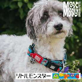 犬用 首輪 おしゃれ デジタル迷子札付き リトルモンスター Max&Molly OriginalGear 超小型犬 小型犬 中型犬 大型犬