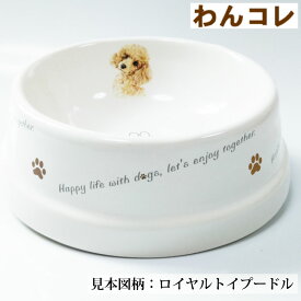ペット用 フードボウル 食器 わんコレ 陶器 倒れない 食べやすい 電子レンジ対応 食器洗浄機対応 贈り物