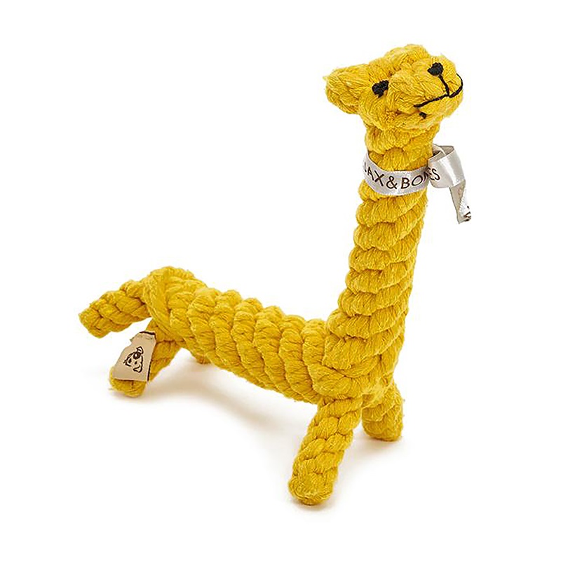 海外ブランド  犬のおもちゃ JAXBONES ロープトイ Giraffe キリン
