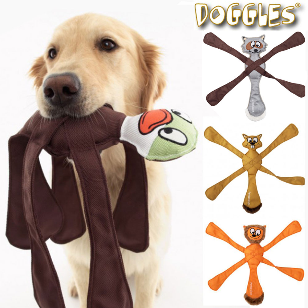 海外ブランド 音が鳴る 低価格 ドッグトイ DOGGLES pentapulls 犬のおもちゃ ドグルス ぬいぐるみ 玩具 お散歩 本物◆ 訓練