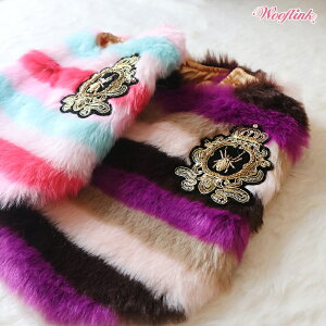  ~ Wooflink STRIPE FUR VEST XgCv t@[ xXg ^ ^