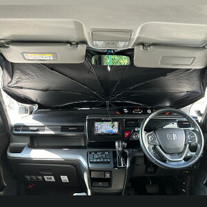 アンブレラサンシェード 傘型 傘式 車用品 フロントガラス フロント パラソル 遮光 UVカット ダッシュボード 日除け 日よけ ワンタッチ 簡単収納 大型 ノア ヴォクシー エスクワィア ノア90