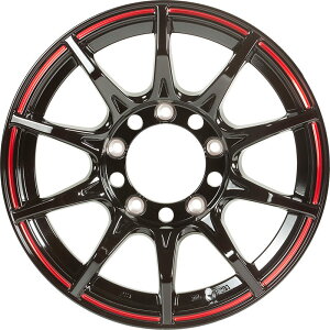 5ZIGEN zC[ BLACK-MAN GI 16C` 5.5 CZbg-0 5 PCD139.7 G.BLACK/RED LINE BMG6550053BD