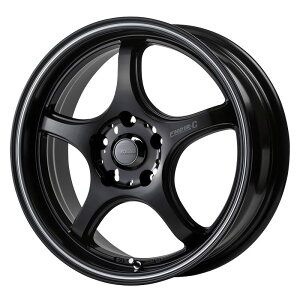 5ZIGEN zC[ FN01R-C STV 16C` 5.5 CZbg45 4 PCD100 M/BLACK+MACHINING STV6554540MB