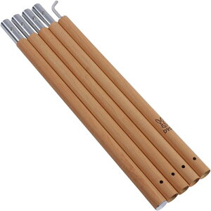 DOD(ディーオーディー) ビッグタープポール 250cm アルミ 収納袋 太さ28mm ウッド XP5-507-WD