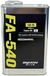 BILLION OILS rIICY 86/BRZ and GR86/BRZ p GWIC FA-540 BOIL-FA540-L10
