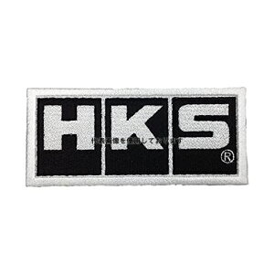 HKS ���b�y�� HKS LOGO BLACK �T�C�Y 105 x 47 51003-AK141